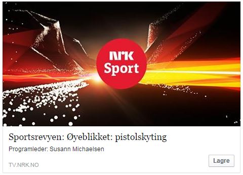 Øyeblikket på NRK sportsrevyen