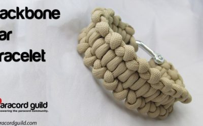 How to make Backbone bar paracord bracelet