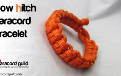 How to make Cow hitch paracord bracelet